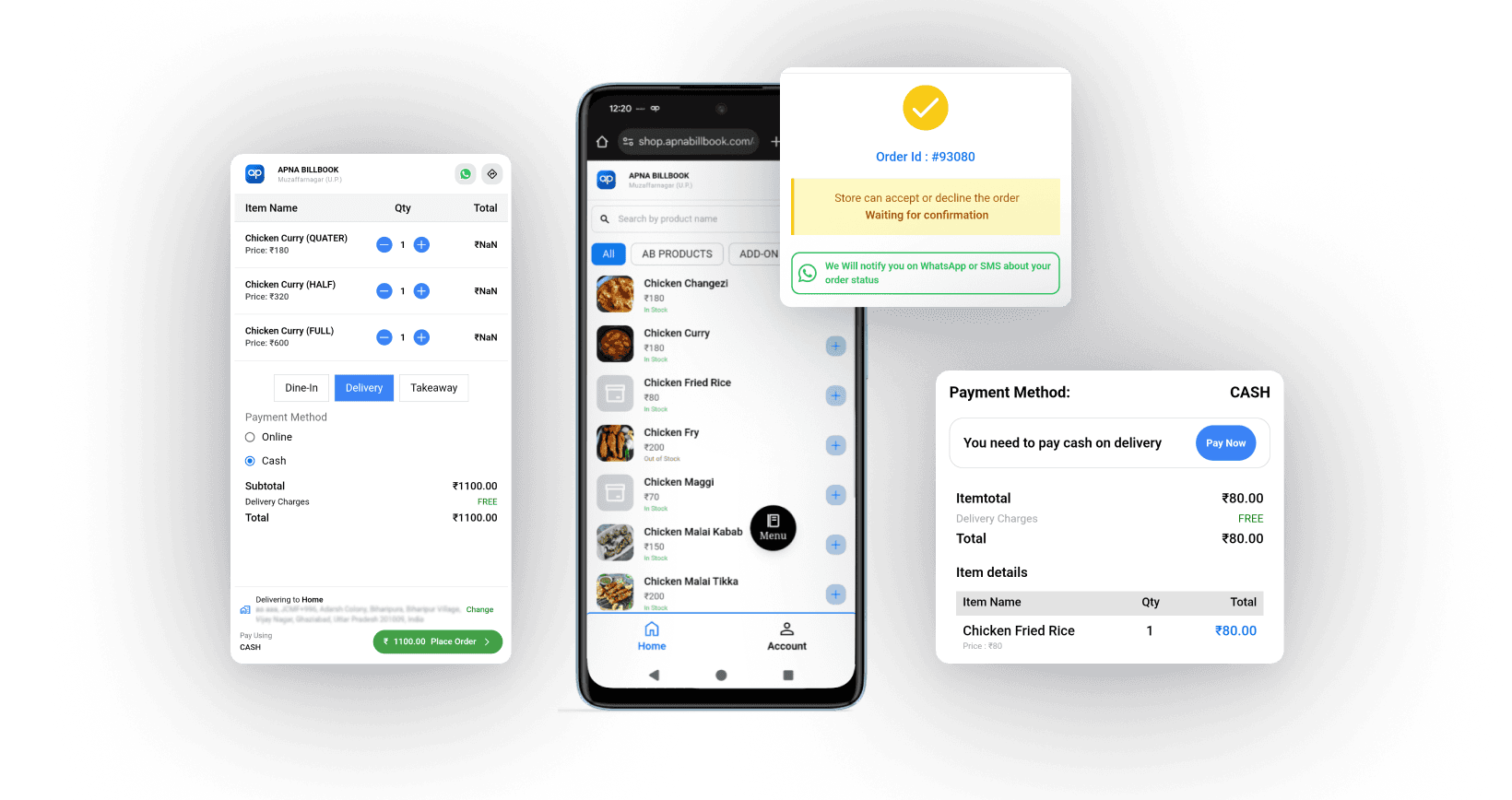 Create and manage your online storefront easily using Apna BillBook